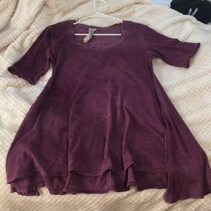 Purple Free People Tunic